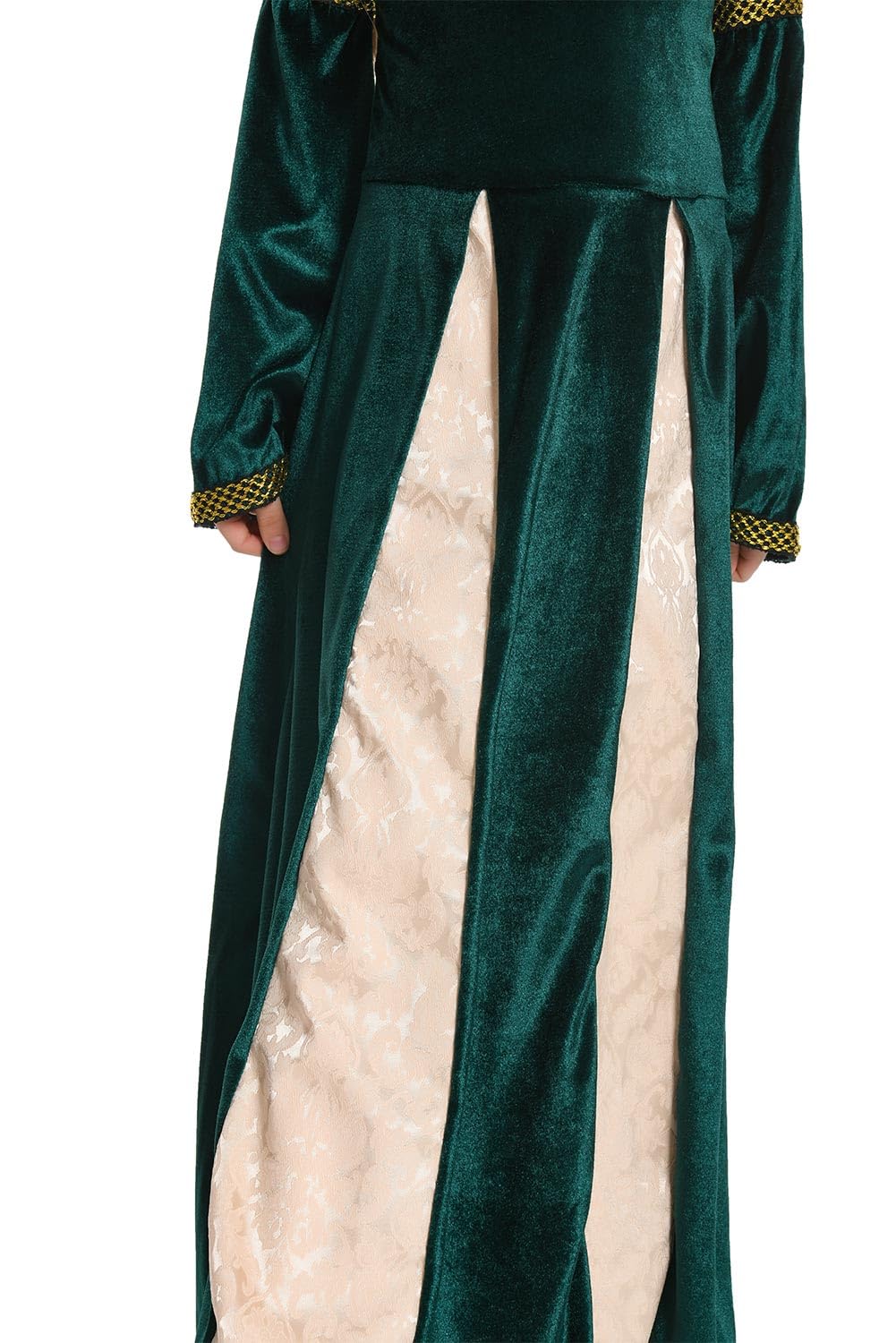 Disfraz de princesa medieval para niña, renacentista, vestido de rey