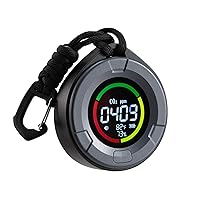 Vista 12 de VEVOR Controlador de monitoreo de dióxido de carbono, controlador de dióxido de carbono de dos salidas, monitor de medidor de CO2 función