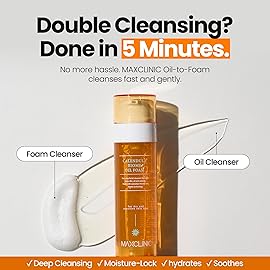 [K-Beauty] Calendula Biome Oil to Foam - All-in-One Korean Face Wash OilBased Foaming Facial Cleanser - Hydrating, Moisturizing & Soothing Makeup Deep Cleansing Oil for All Skin Types (3.88 fl oz)