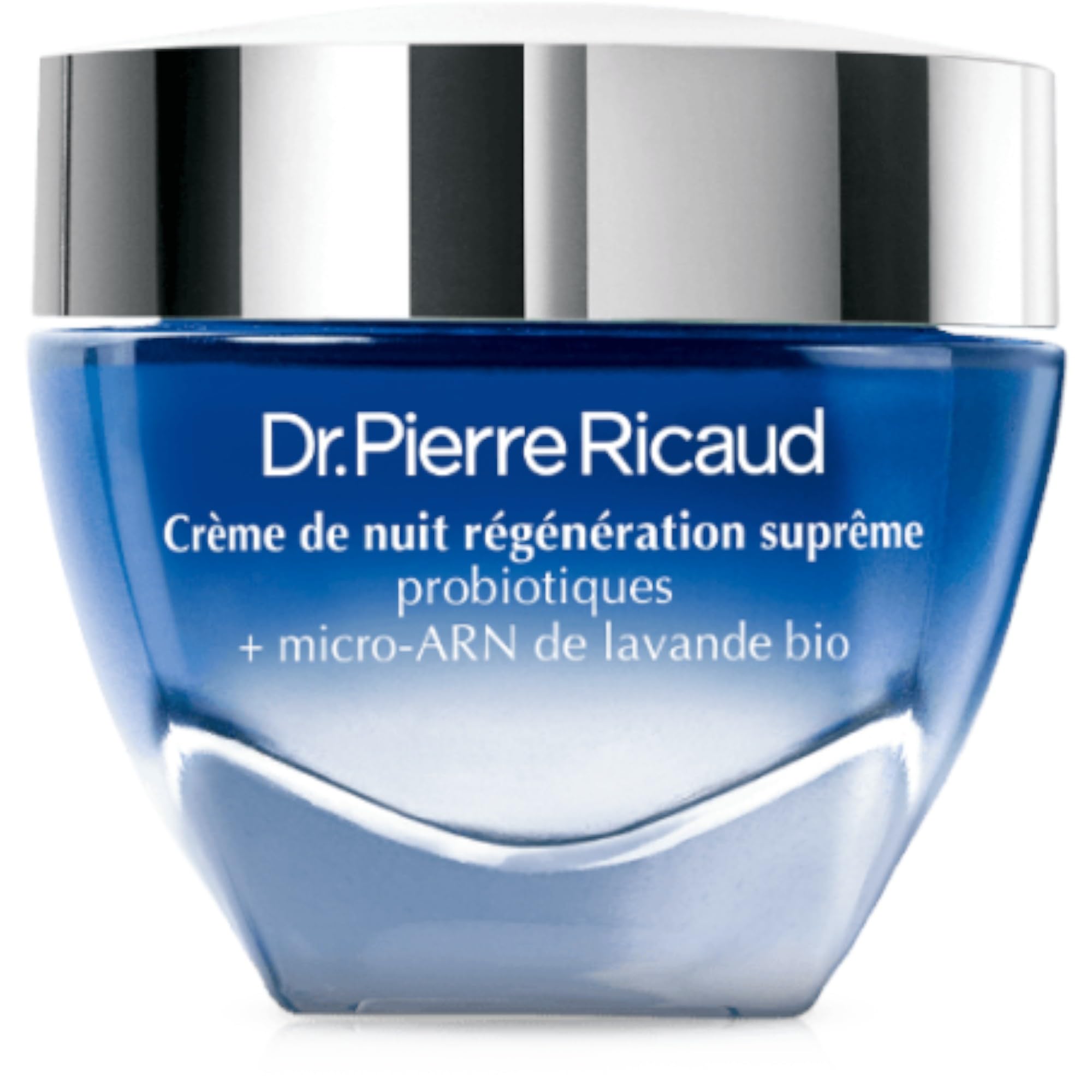 Dr Pierre Ricaud Crème de Nuit Régénération Suprême - Crème Visage Probiotiques Micro-ARN Lavande Bio Anti-Age 40ml