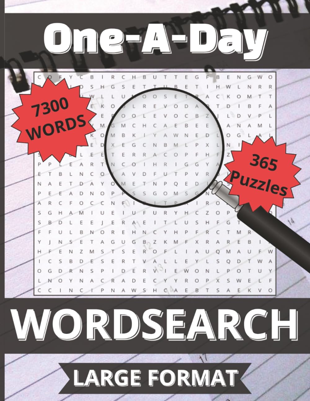 One A Day Word Search: 365 Large-Print Puzzles with 7,300 Words — A Daily Brain Boost for Adults and Seniors