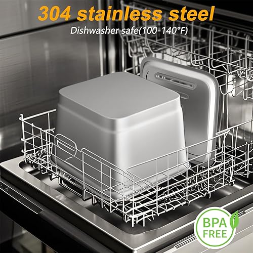 Miniatura 2 de Fuente de agua de acero inoxidable para gatos, fuente automática de agua para mascotas de 101 oz3 L, fuente de agua para perros con filtros de