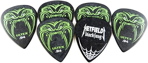 Dunlop 0087 PH112P 94 Ultex Hetfield Players Pick StA ck  schwarz