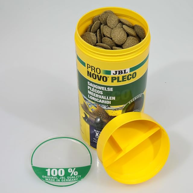 Foto 4 de 5 de JBL PRONOVO PLECO Wafer, Comprimidos Alimenticios con Parte de Madera para Loricáridos Herbívoros de 15-40 cm