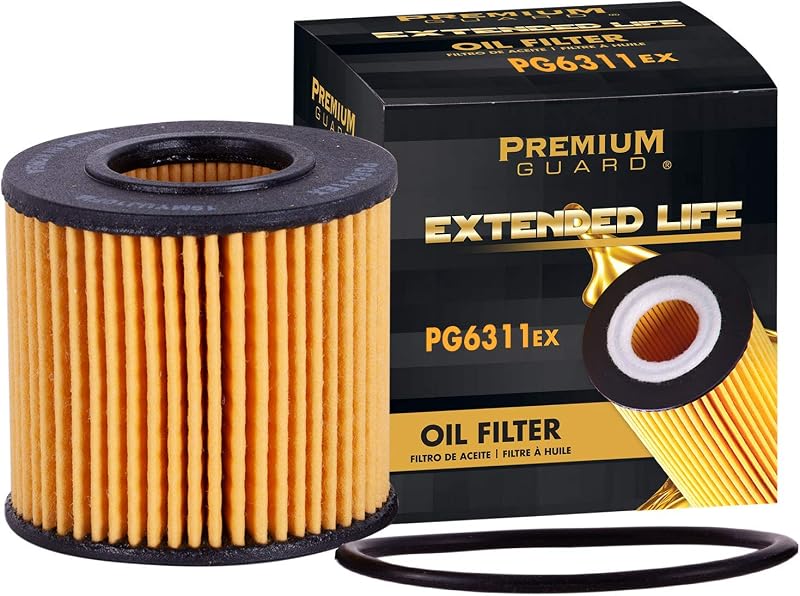 Filtro de óleo Premium Guard PG6311EX para Toyota Corolla, Prius e C-HR – 1 unidade
