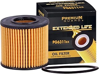 Premium Guard Extended Life Oil Filter up to 10k Miles PG6311EX | Fits 2009-2016 Toyota Corolla, 2010-2018 Prius, 2012-2018 Prius V, 2009-2014 Matrix, 2011-2017 Lexus CT200h