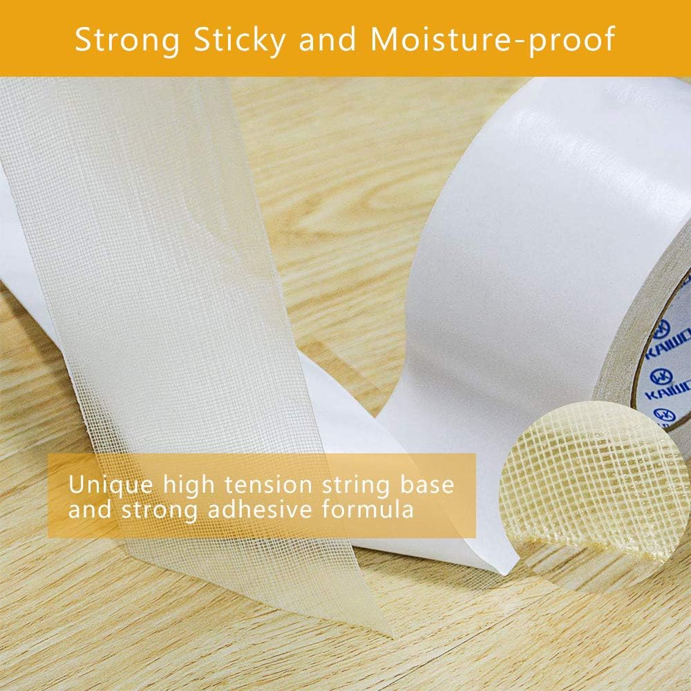 Bеѕt Dеаl 🛒 YOLETO Double Sided Carpet Tape for Area Rugs, Heavy Duty Sticky Adhesive Tape for Wood Flooring Tiles Gifts for Men(2 Inch x 15 Yards)