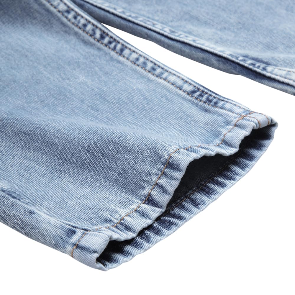 Hopscotch Girls Regular Fit Jeans in Blue Color (5-6 Years) 4