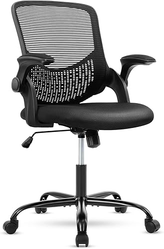 Miniatura 1 de Silla de oficina silla ergonómica de oficina silla de computadora silla de escritorio de malla para oficina en casa con reposabrazos abatibles silla