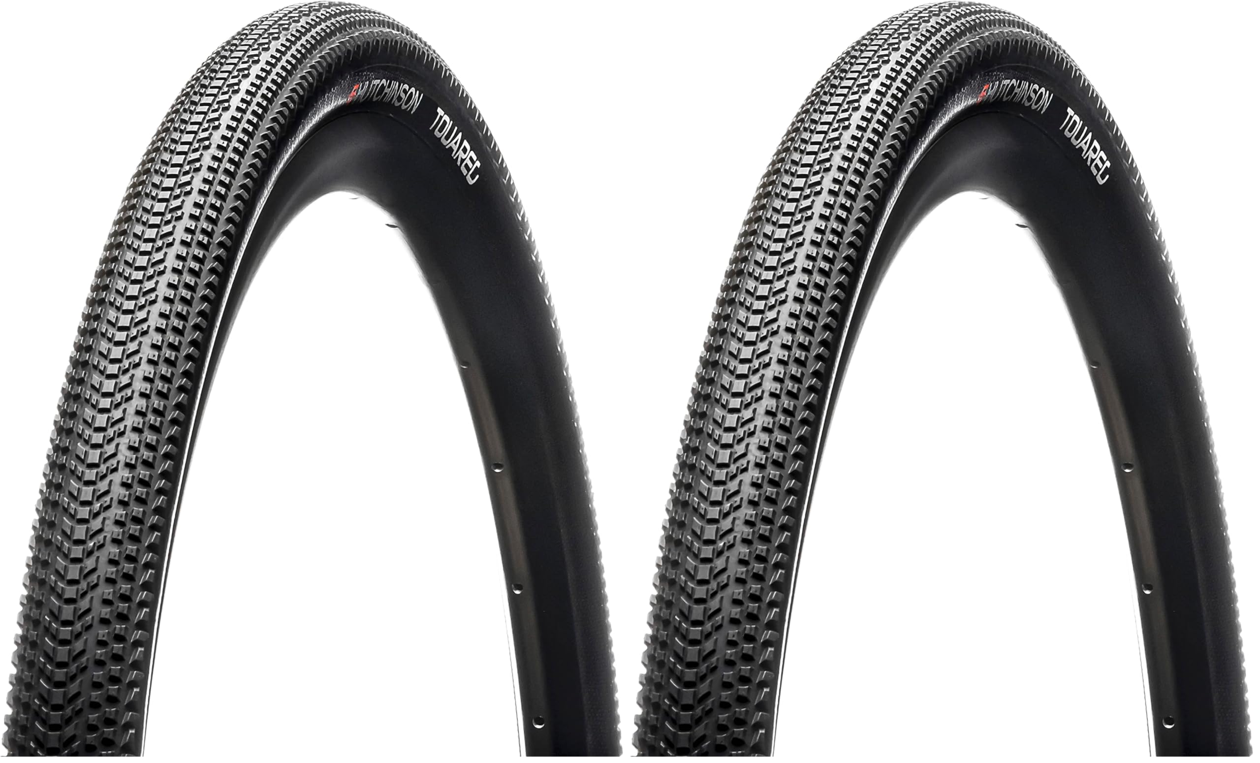 Hutchinson - Touareg Tubetype - Pneu Gravel - pour Les Parcours Chaotiques - Résistant Et Durable - Tringles Rigides - Noir - Dimensions 700 x 40 mm, Sombre