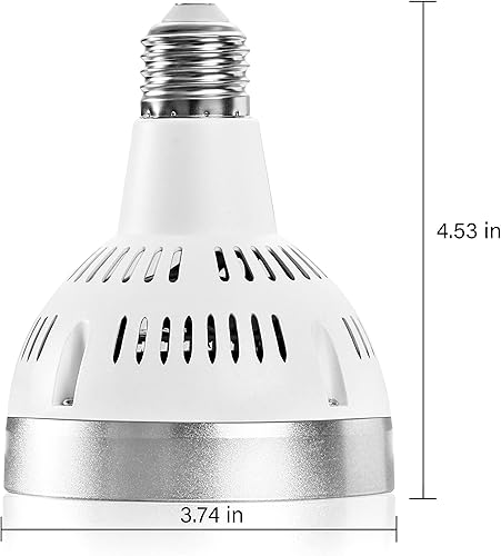 Miniatura 8 de Bombilla LED para piscina de 120 V, 50 W, luz diurna blanca, 6000 K, 5000 lúmenes, E27E26, repuesto para la mayoría de las lámparas Pentair Hayward