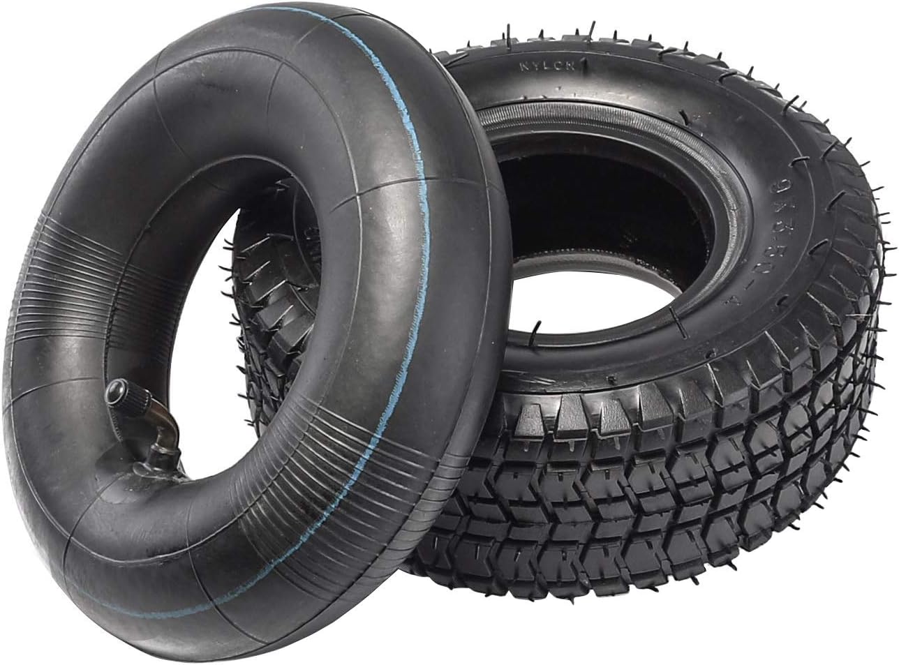 9 x 3.50-4 Tire & Tube Set for Skateboard Scooter Go Kart ATV