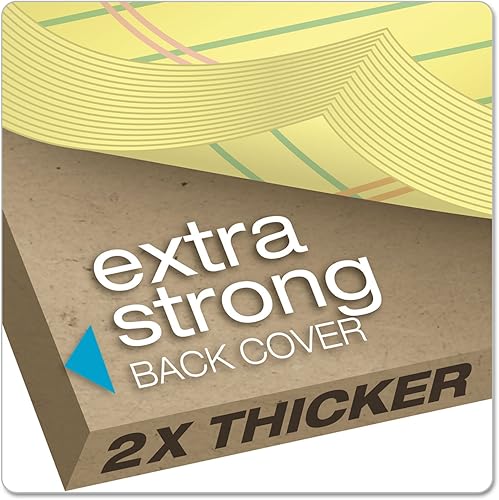 Miniatura 4 de TOPS The Legal Pad - Blocs de notas de tamaño legal, 5 x 8 pulgadas, hojas rayadas, papel color amarillo canario