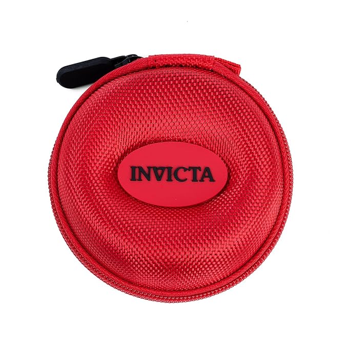 Invicta Single Watch Travel Zipper Red -IPM247-RED