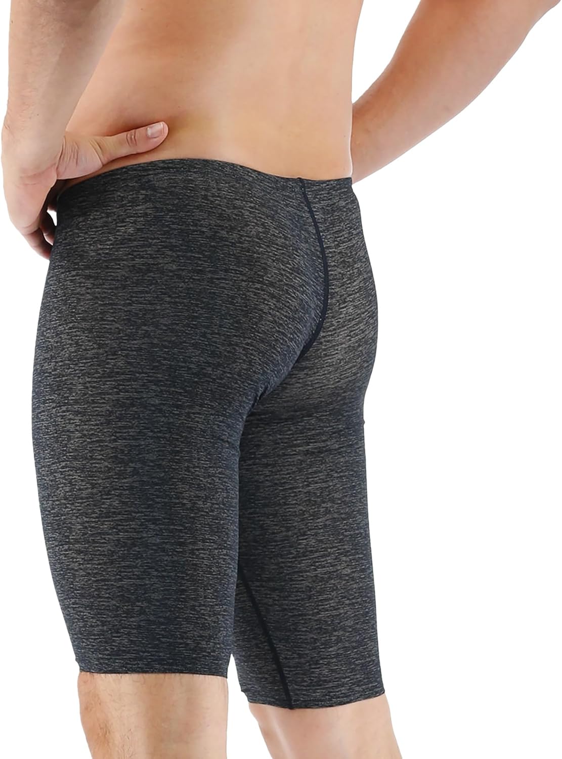 TYR Men's Standard Durafast One Jammer Swimsuit, Pitch Black, 28 - Image 2