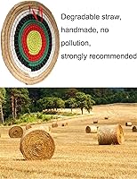 Vista 6 de Objetivo de Tiro con Arco - Objetivo de Tiro con Arco de Paja para el Patio Trasero para Arco Recuro, Compuesto o Largo - Objetivo de Flecha