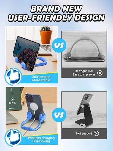 Miniatura 5 de Relleno de calcetines para adolescentes, niños, hombres, soporte flexible para teléfono celular, soporte para teléfono móvil perezoso para