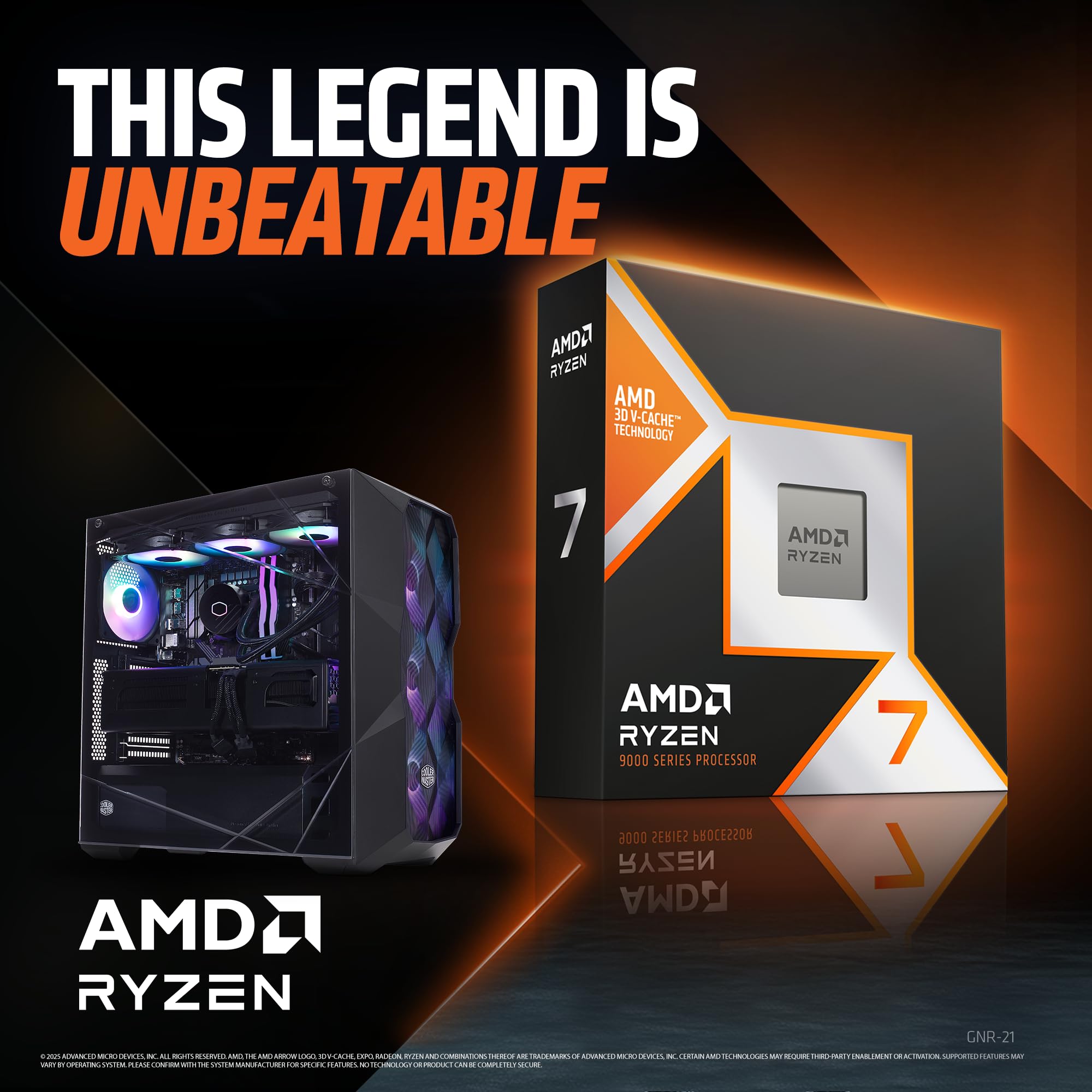 Amazon | Cooler Master TD5 Pro – AMD RYZEN 7 9800X3D 4.7 GHz (5.2