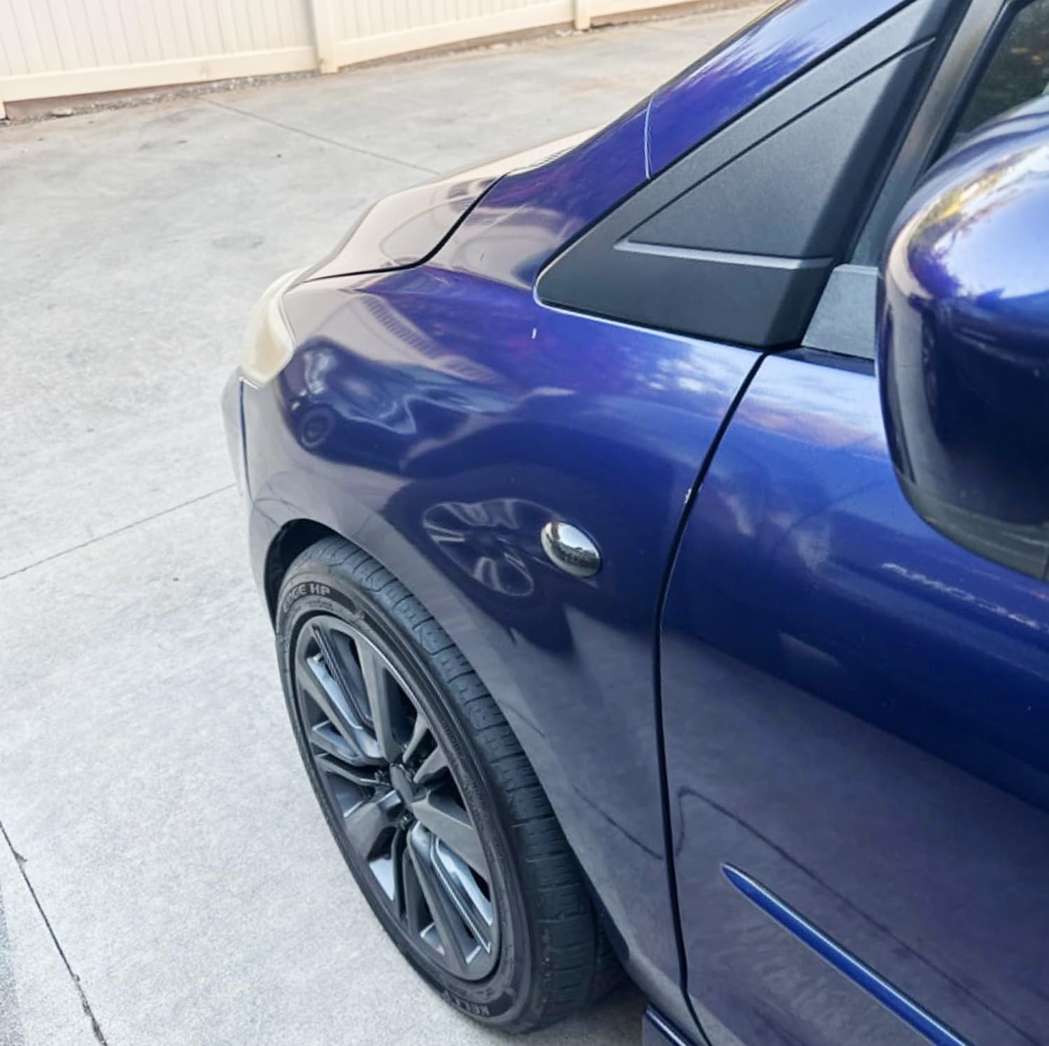 iJDMTOY Smoked Lens Dynamic Sequential Blink/Flow Amber Full LED Front Side Marker Light Kit Compatible With 2004-2011 Mazda3, 2006-2010 Mazda5, 2011-2013 Mazda2, Replace OEM Sidemarker Lamps