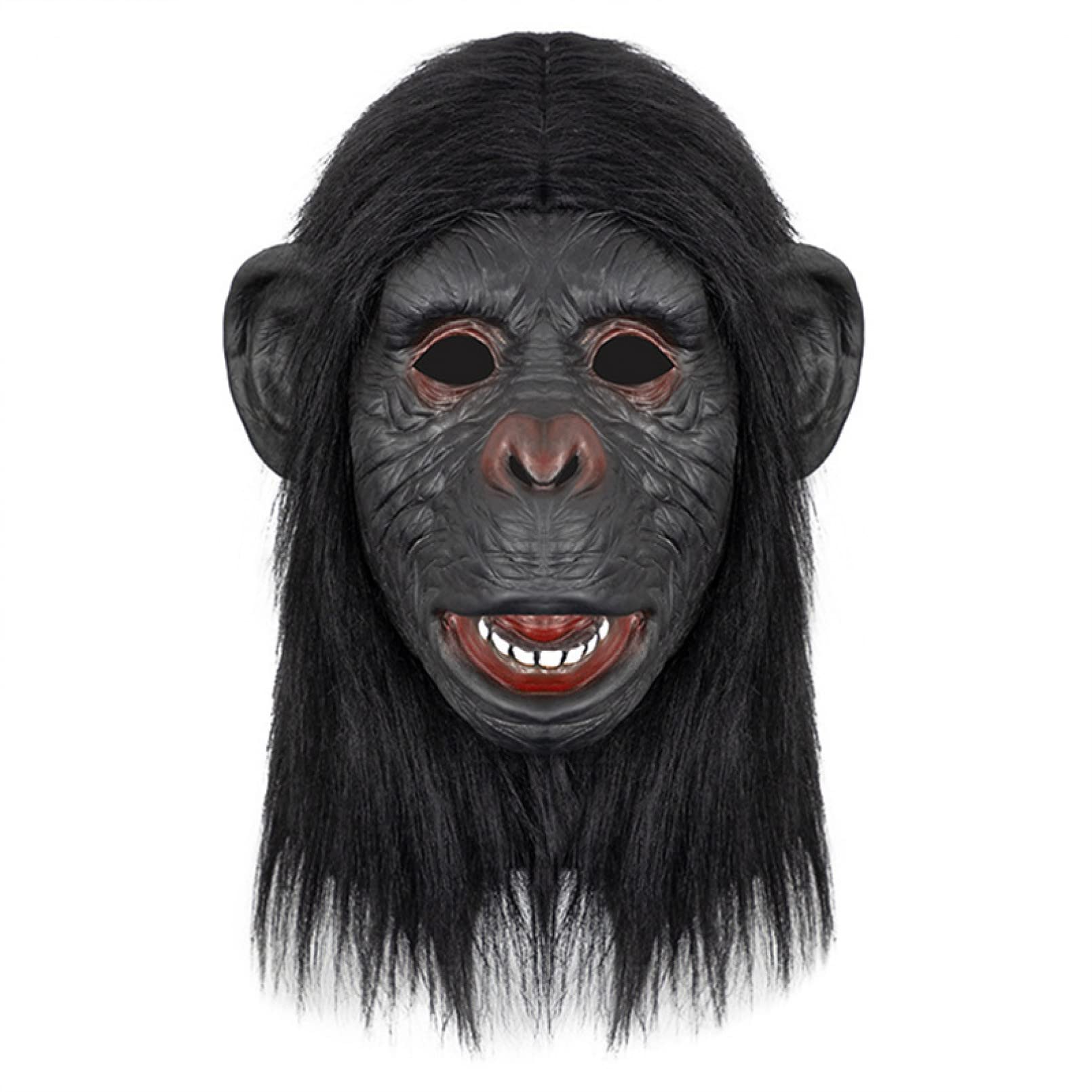 Maska cosplay realistyczny goryl lateksowa maska małpa zabawna maska Halloween impreza cosplay rekwizyt maskarada