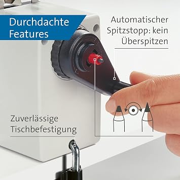 Dahle 74-00.08.00155 Pencil Sharpening Machine Grey