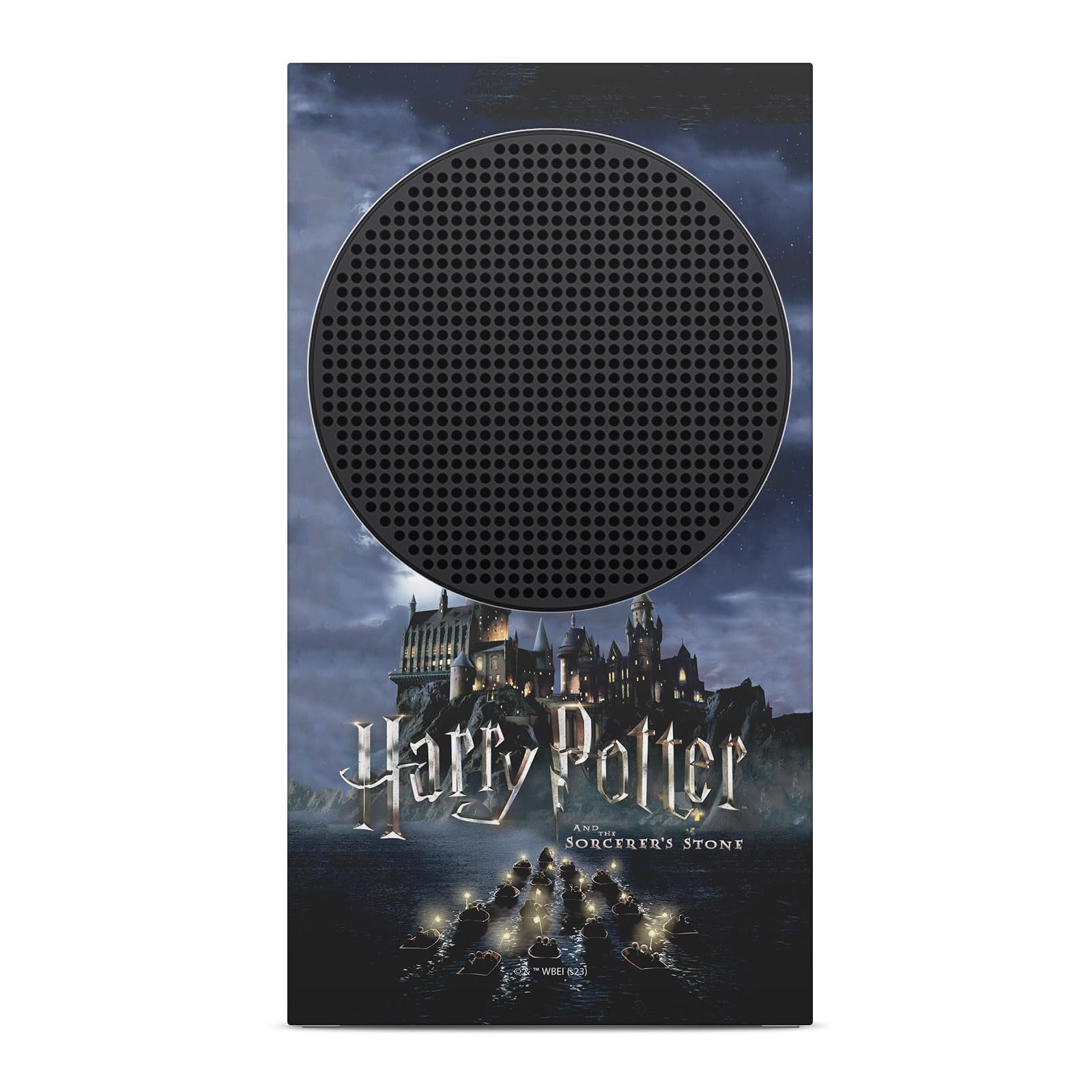 Head Case Designs Licenza Ufficiale Harry Potter Castello Grafica Vinile Sticker Gaming Pelle Adesivo Compatibile con Xbox Series S Console And Controller Bundle