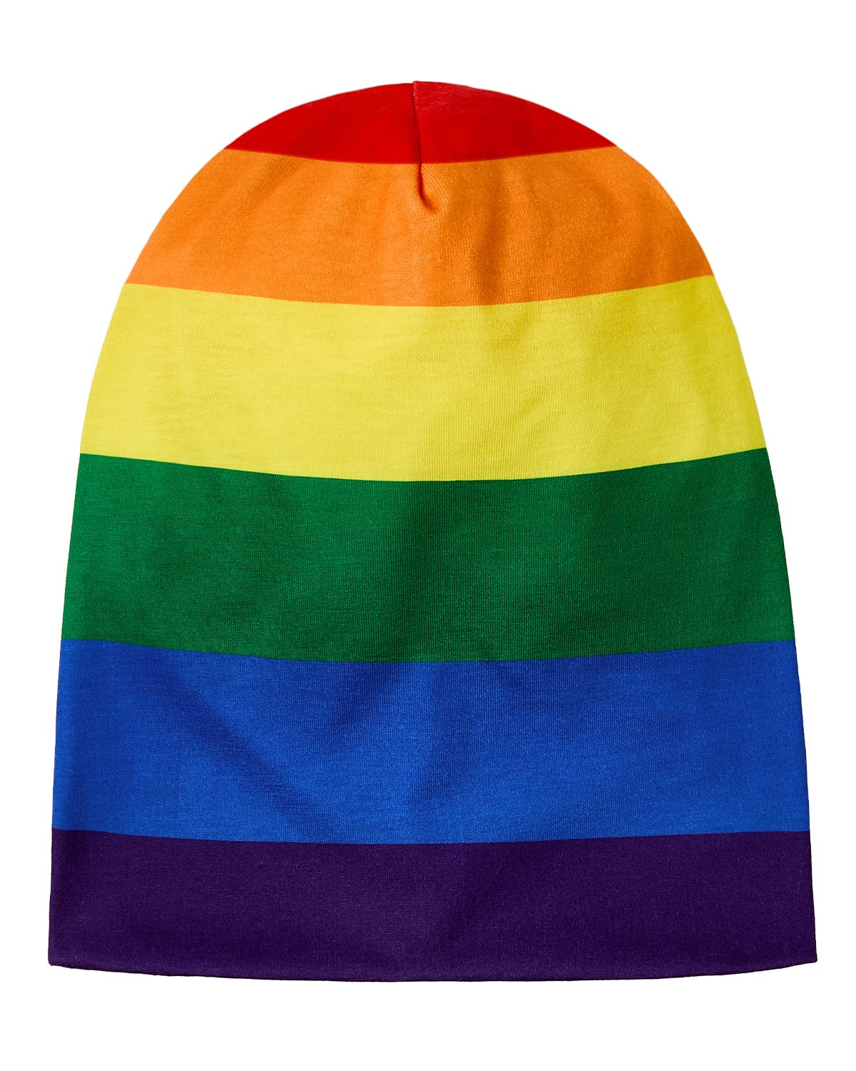 Century Star Cotton Slouchy Beanie Hat Stretch Hip-Hop Warm Skull Caps Unisex Baggy Lightweight Beanie for Women Z Rainbow Color One Size