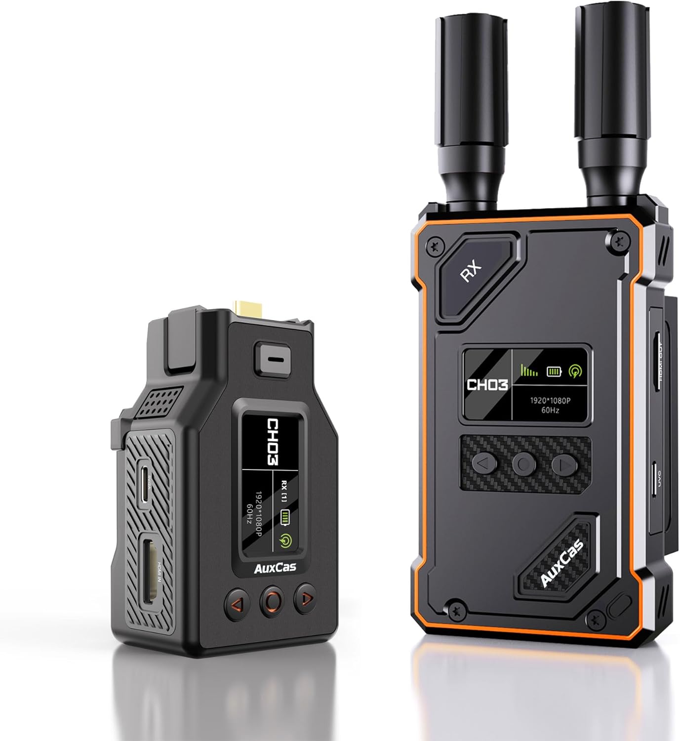 Wireless HDMI Transmitter and Receiver Compatible for Osmo Pocket 3,1640FT 0.05s Delay,1080P Wireless Video Transmitter with UVC Out for Stream Video and Audio to Monitor from Pocket 3,TV Box,Laptop