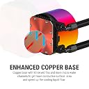 Ant Esports ICE Chroma 360 ARGB 360mm ARGB Liquid Cooler/AIO with CPU Temperature Display - Black | Support Intel & AMD CPU Socket AM5, AM4, AM3, LGA1700, 1200, 2066, 1151 | Evaporation-Proof Tubing gallery image