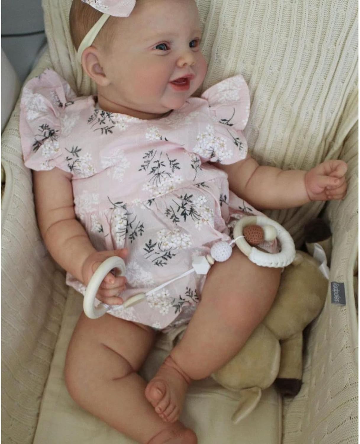 3Dペイントスキンリボーンドール血管静脈あり 60CM ソフトシリコーン 24インチ生まれたばかりの人形お姫様幼児女の子おもちゃ誕生