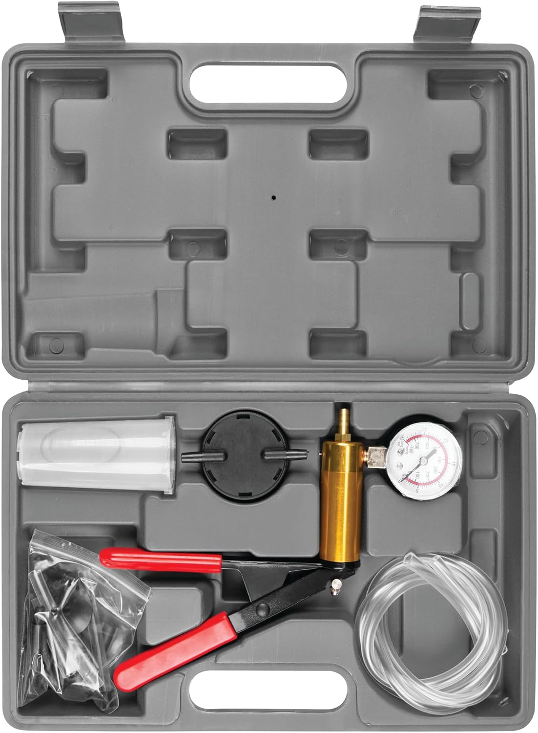 Performance Tool W89727 Automotive Vacuum Pump Kit & Brake Bleeder Kit