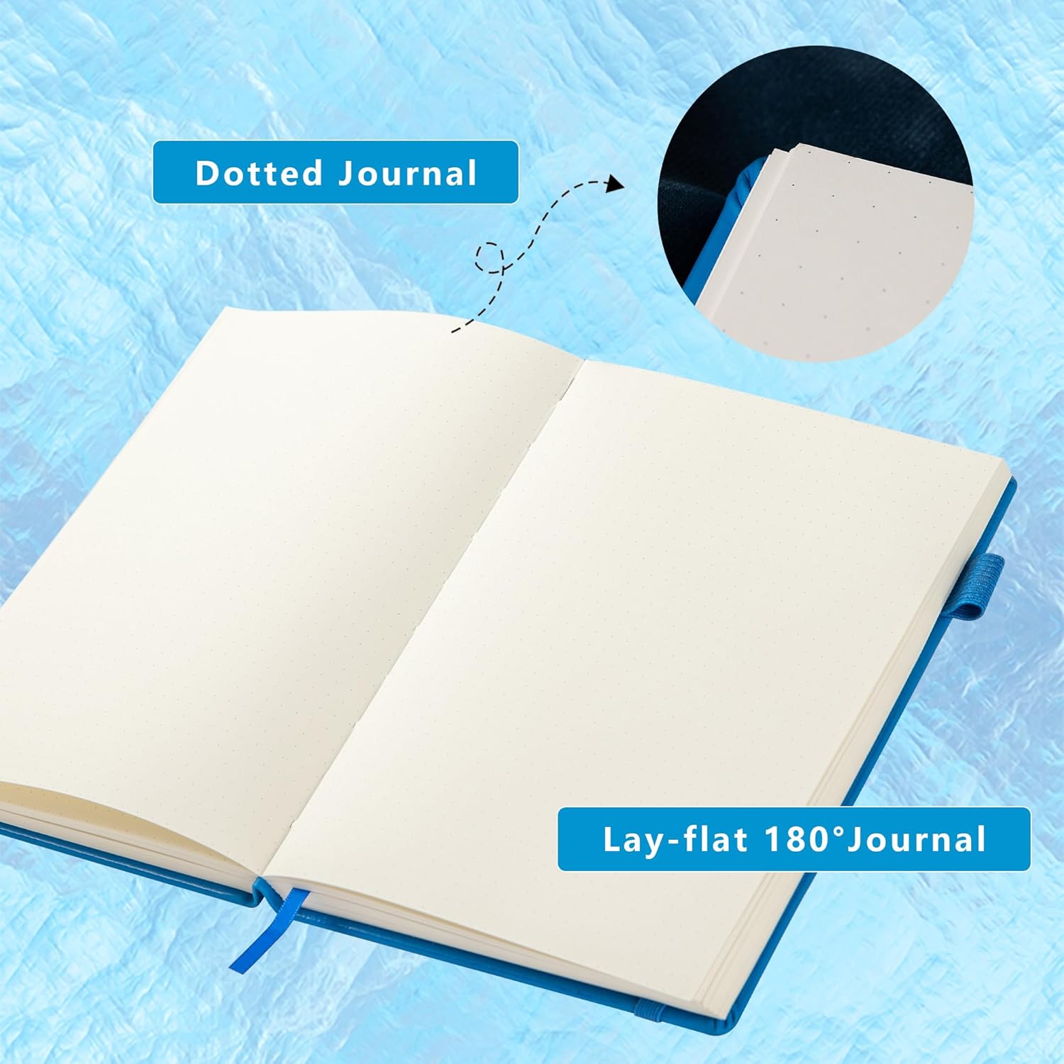 Cuaderno Bullet Journal Acuario – Diario Astrológico A5 de 400 Páginas con Diseño de Constelaciones | Tapa Dura de TIEFOSSI para Mujeres, Hombres y Adolescentes