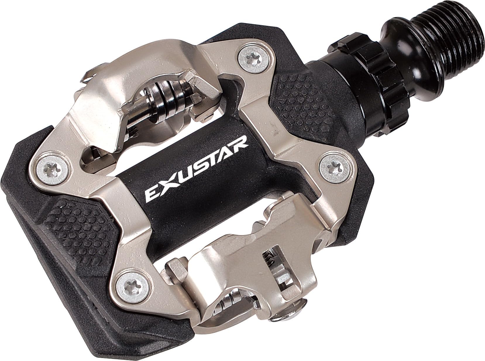 ExustarE-PM239 Clip-In Pedals, 9/16", Black