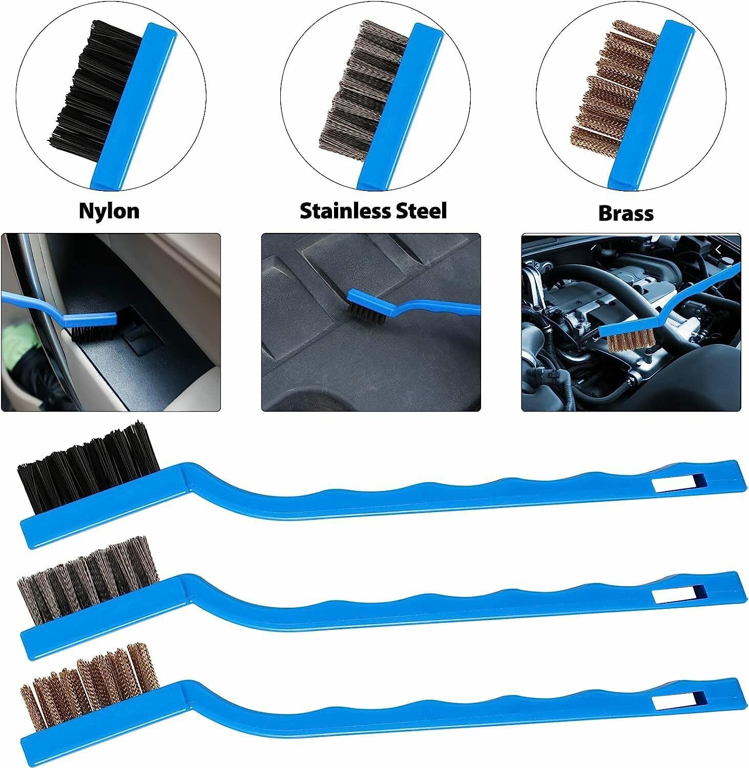 22-Piece Car Care Cleaning Brush Wheel Hub Brush Car Air Conditioning Brush Sponge Polishing Brush Kit
