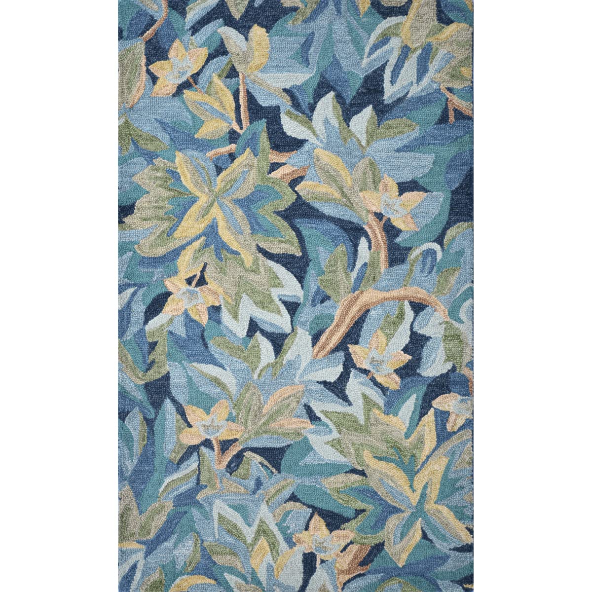 Company C Avalonian Wool Area Rug 3' X 5' Blue