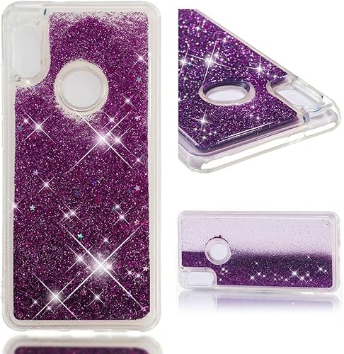 Jieheng Xiaomi Redmi Note Pro HA lle  Glitzer Bling Bumper Liquid TPU Case Cover FlA ssig Treibsand Transparent Silikon HandyhA llen fA r Handy HA llen fA r Xiaomi Redmi Note Pro