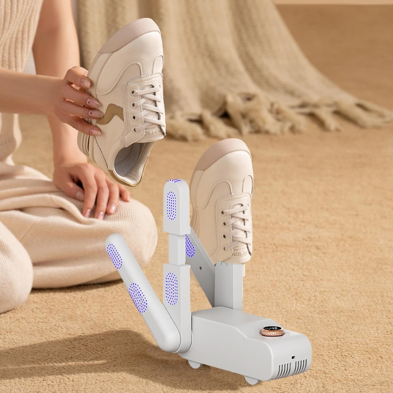 Secador De Zapatos Portátil Secado Rápido Silencioso, Secador Portátil De