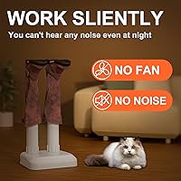 Vista 3 de Secador de zapatos, secador de botas, ultra silencioso, color blanco