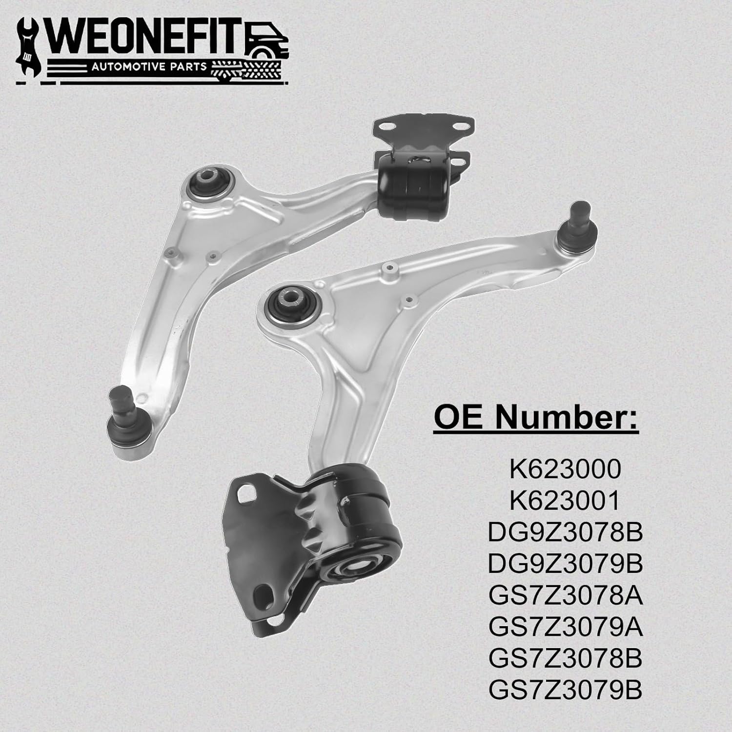 Suspension Kits Front Lower Control Arm with Ball Joints #K623000 K623001 Replacement for 2013-2017 Ford Fusion | 2013-2018 Lincoln MKZ