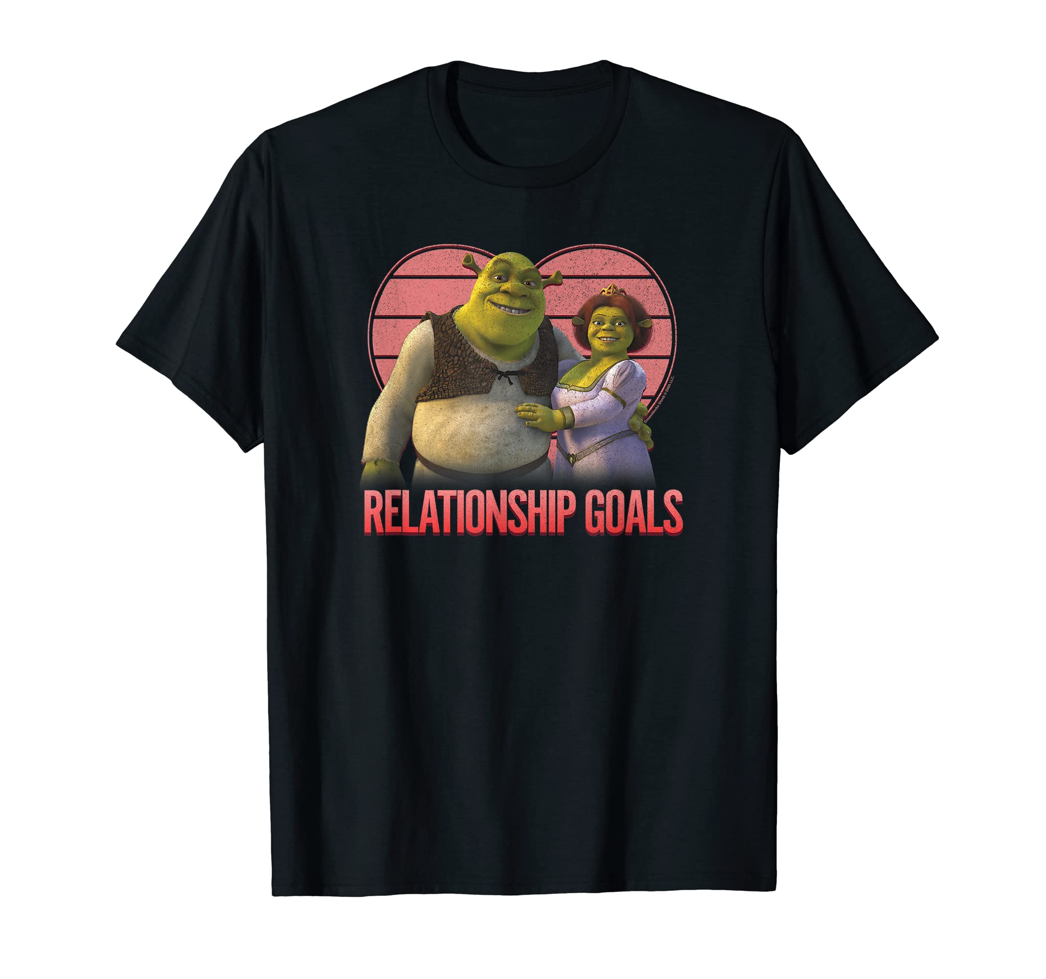 ShrekValentine's Day Fiona & Shrek Relationship Goals Heart T-Shirt