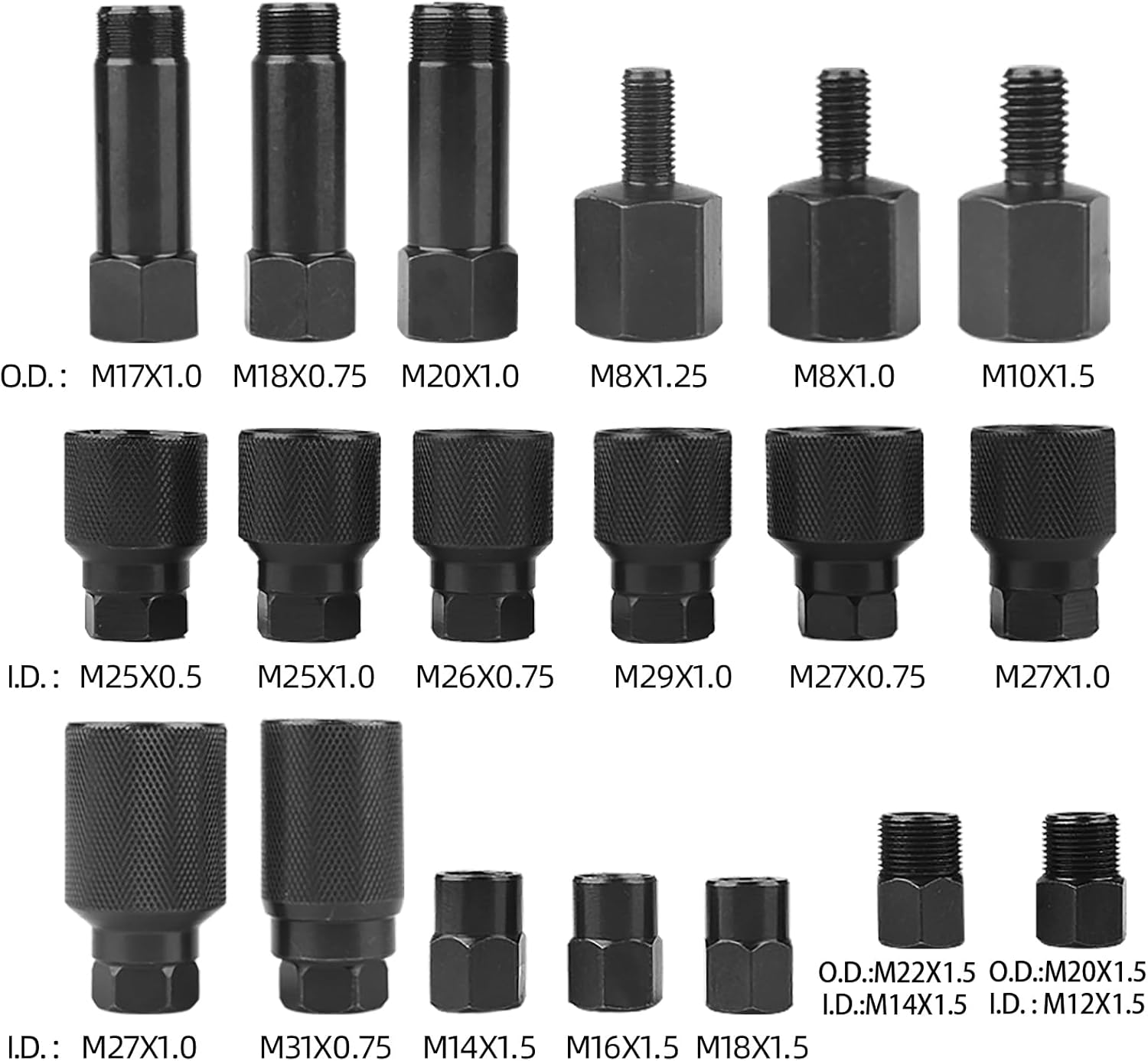 DAYUAN Professional Pneumatic Diesel Injector Puller Air Vibration Injector Removal Tool Kit Set