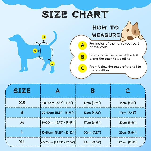 Foto 6 de 8 de Nobleza Pack de 3 Pañales Lavables para Perros, Bragas Reutilizables para Perras en Celo