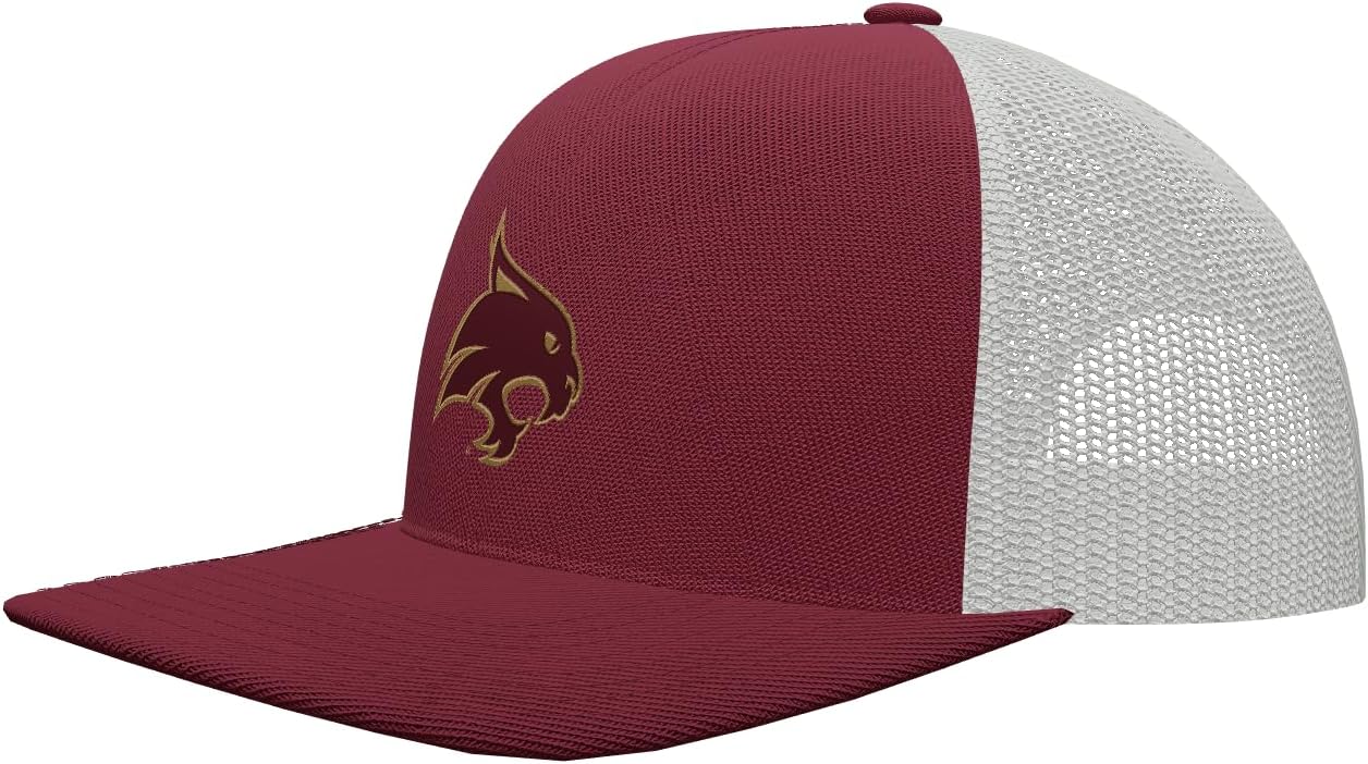 Sport Your Gear NCAA College Teams Prime Logo Licensed Mid Profile Structured Adjustable Trucker Snap Back Baseball Cap Hat - Image 3