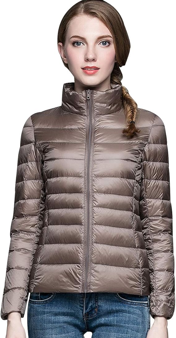 Doudoune Legere Femme Duvet Veste Doudoune Plume Ultra Light Femme Sans Capuche Legere Courte Manteau Doudoune Matelassee Pliable Fine Blouson Doudounes Legeres Hiver Chaudes Grande Taille Amazon Fr Vetements Et Accessoires