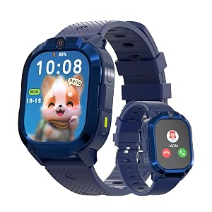4G Smart Watch for Kids GPS Tracker Watch for Kids with One-Key SOS Voice Video Call Game Camera