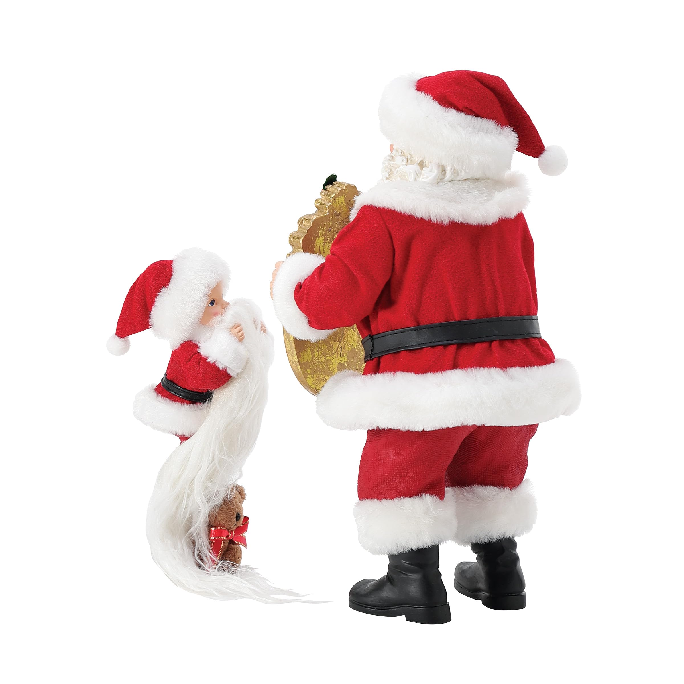 Department 56 Possible Dreams Christmas Traditions Ensemble de figurines Père Noël Seeing is Believing 26,7 cm Multicolore