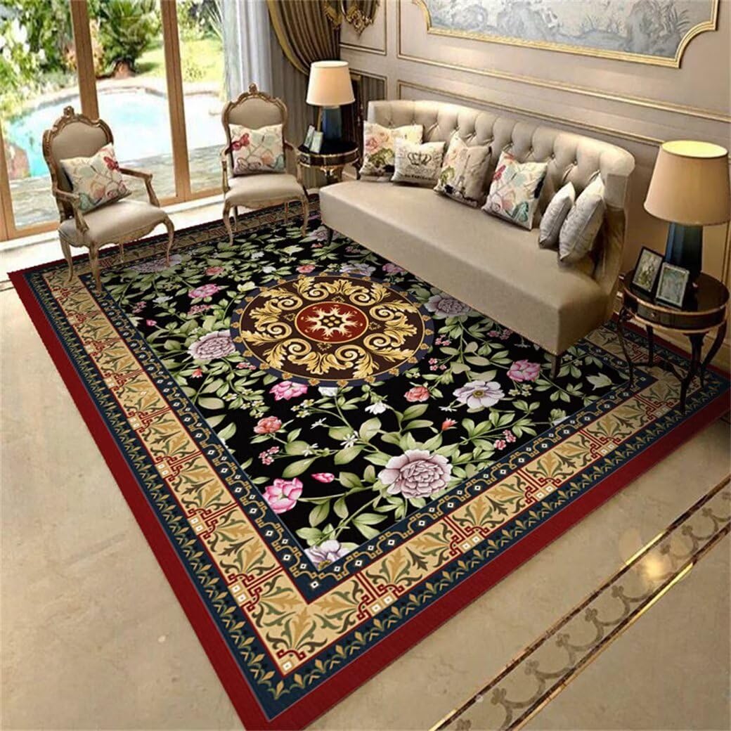 Tapis chambre adulte et ado pour réchauffer les sols froids avec élégance florale