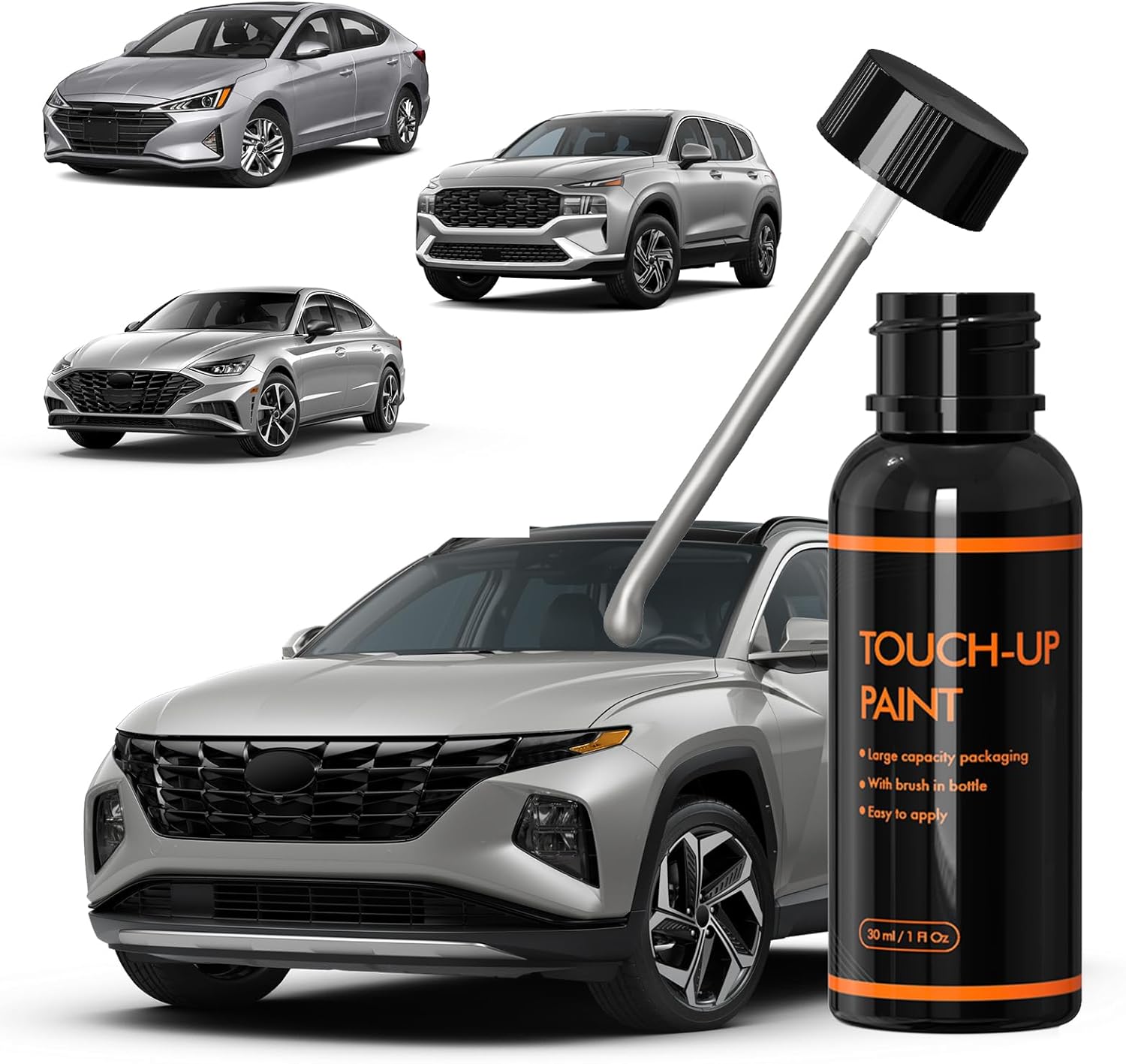 Amazon.com: XTryfun R2T Shimmering Silver Touch Up Paint for Hyundai ...