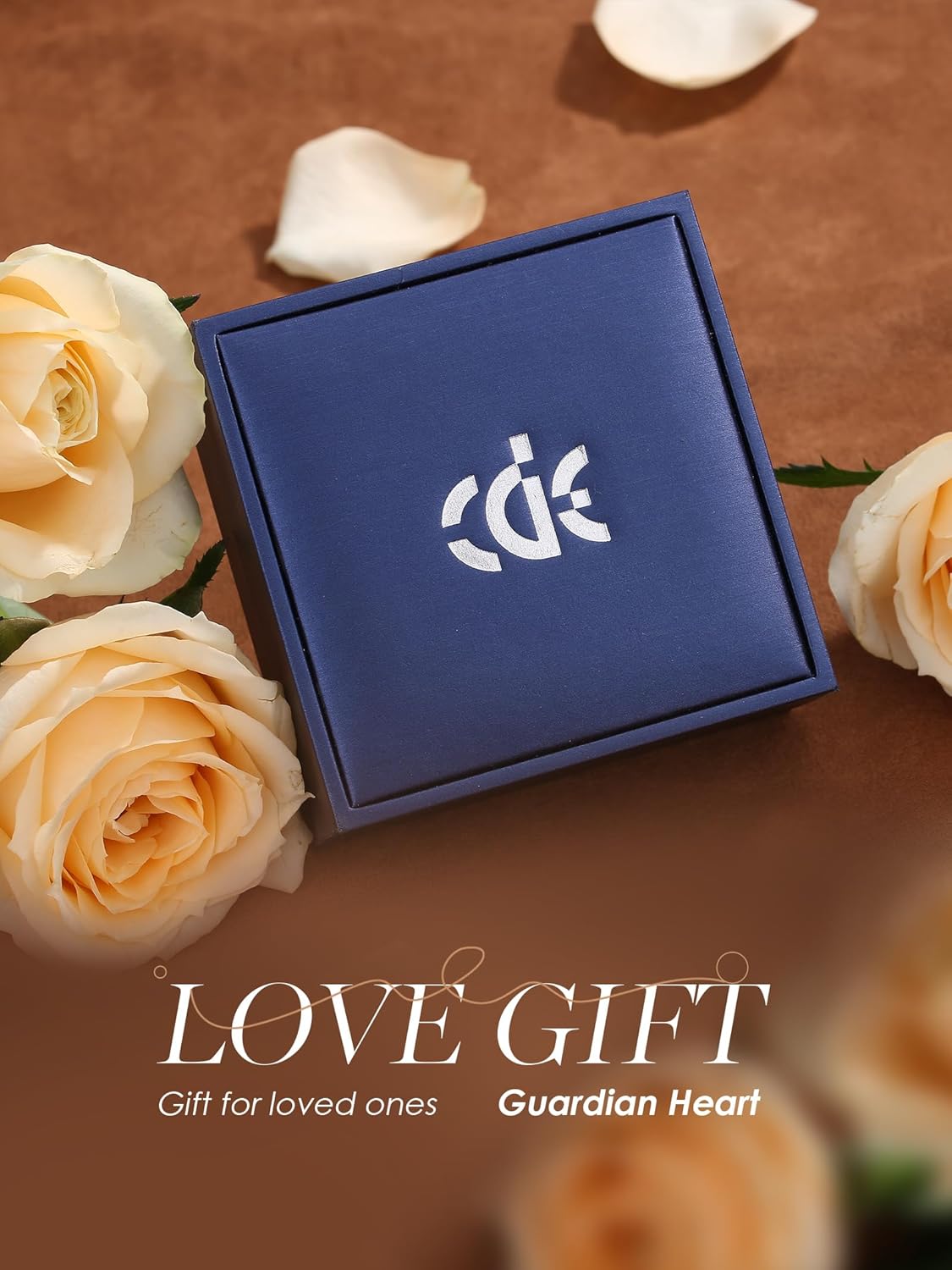 Miniatura 7 de CDE Love Heart Pendant Necklaces for Women Silver Tone Rose Gold Tone Crystals Birthstone Christmas Jewelry Gifts for Women Mother's Day