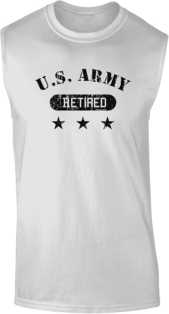 TOOLOUD Retired Army Muscle Shirt 